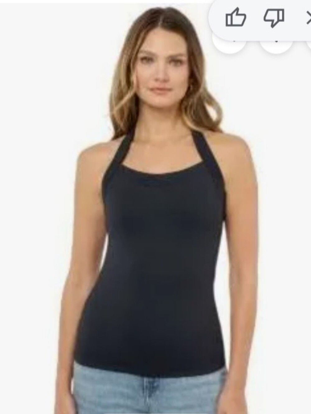 New Edited By Remi Bader Halter Top Black Size Extra Large NWT